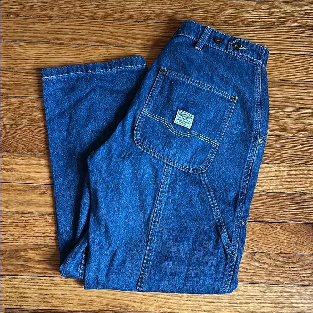 Classic High-Rise Blue Women's Jeans - Picture 6 of 7